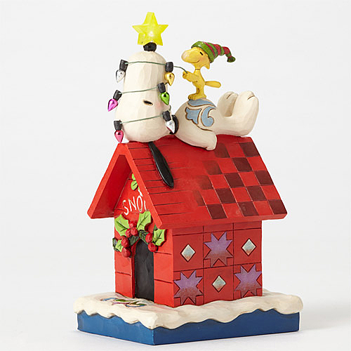 美國知名品牌Enesco精品雕塑nSNOOPY與好朋友一同玩耍情境的精緻塑像n居家收藏擺飾生動又可愛