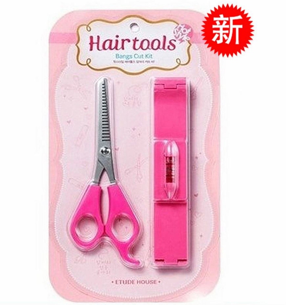瀏海修剪神器(隨機出色) 修剪瀏海輔助剪刀 水平尺牙剪 妹妹頭打薄剪刀 DIY瀏海修剪