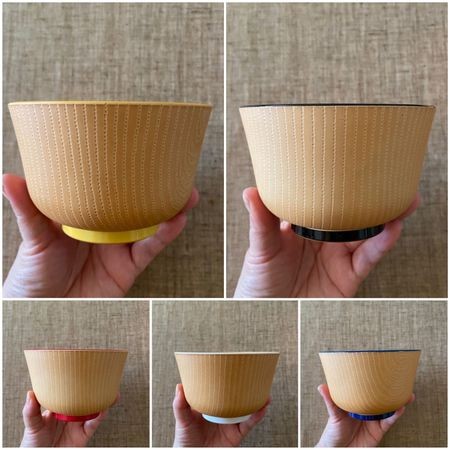セリアで発見 カラフル高見え汁椀