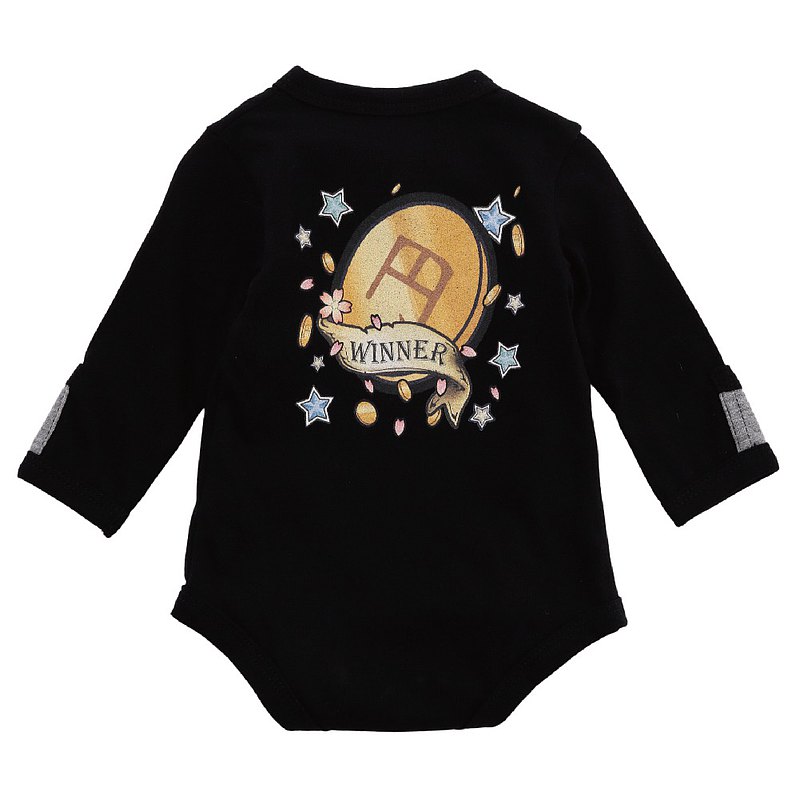 尺寸 XS (0-3M) 純手工包屁衣 100% cotton(棉) 可包手(不會抓傷臉) 側開口,不用套頭傷脖子 使用環保染料 原創刺青圖案 不撞衫