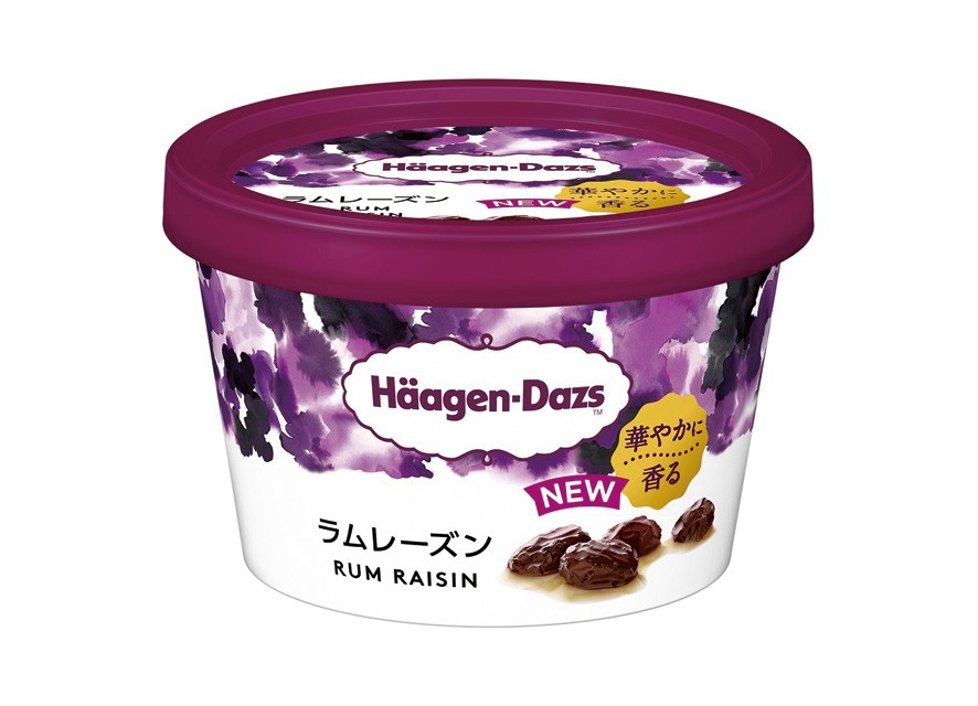 ハーゲンダッツのミニカップ ラムレーズン リニューアルで通年味わえる