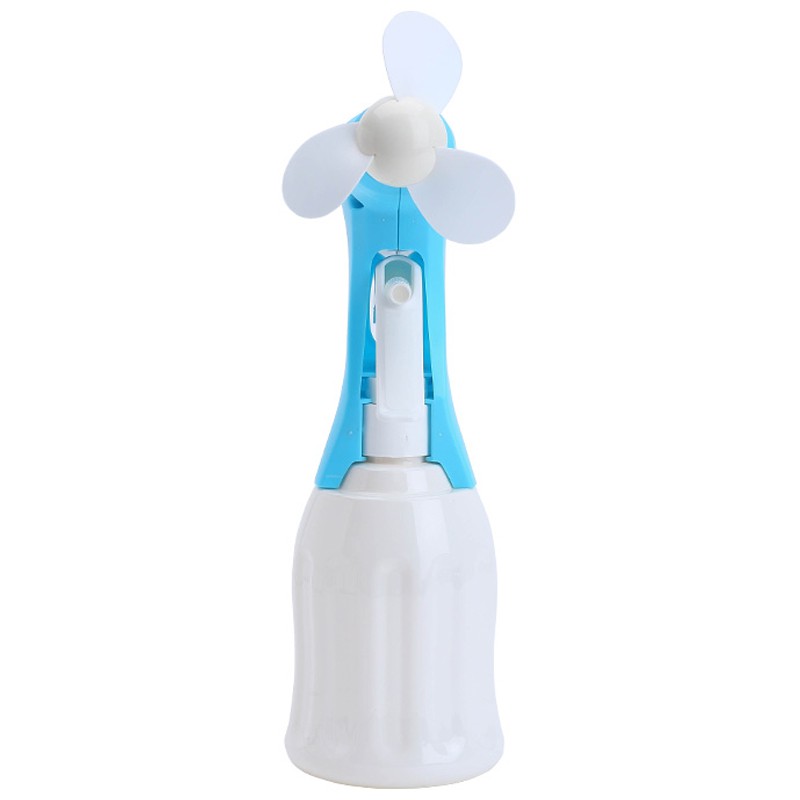 [現貨正品]手搖迷妳小風扇手動噴水噴霧製冷兒童學生手持手拿攜帶式卡通隨身