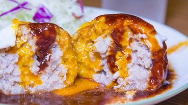 【桃園-桃園大江購物中心美食】金魚虎.名古屋料理.超犯規蛋黃日式手打純豬肉漢堡排.台北赤峰街排隊名店桃園店