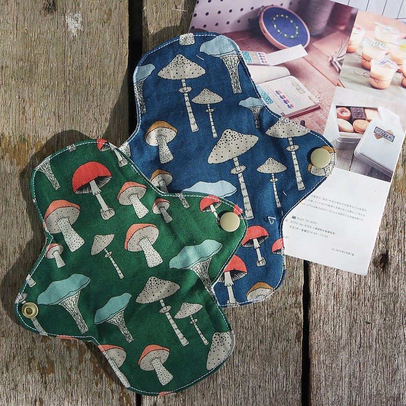 布衛生棉_環保布棉 / Mushrooms (兩片組)