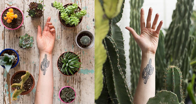 植物系刺青貼紙