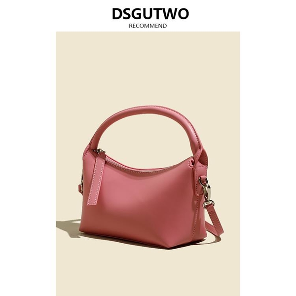 #nina雲朵包#DSGUTWO 小眾早秋雲朵包軟皮飯盒包包女新款高級感單肩斜挎包手拎