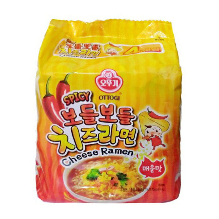 【首爾先生mrseoul】韓國 OTTOGI 不倒翁 辣味起司拉麵 444gx4入/袋 辣起司 泡麵