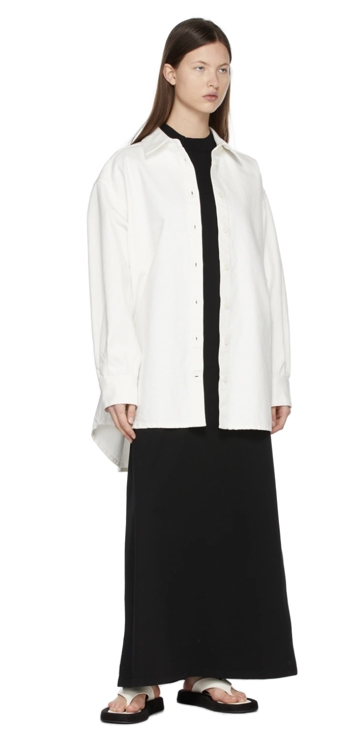 THE ROW 白色 Ginza 人字拖