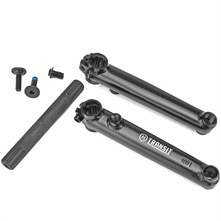 MISSION TRANSIT V2 CRANKS8牙左右駕通用曲柄顏色：黑色19毫米/ 8牙主軸心長度：170MM/165MM/160MM重量：997克Mission Transit V2物超所值便