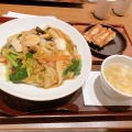 焼きそばセット - 実際訪問したユーザーが直接撮影して投稿した西新宿中華料理西安餃子 オペラシティ店の写真のメニュー情報