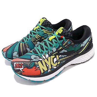 品牌: BROOKS型號: 1102881D041品名: Ghost 11配色: 黑色 綠色特點: 紐約馬 緩震 DNA科技 透氣 舒適 黑 綠