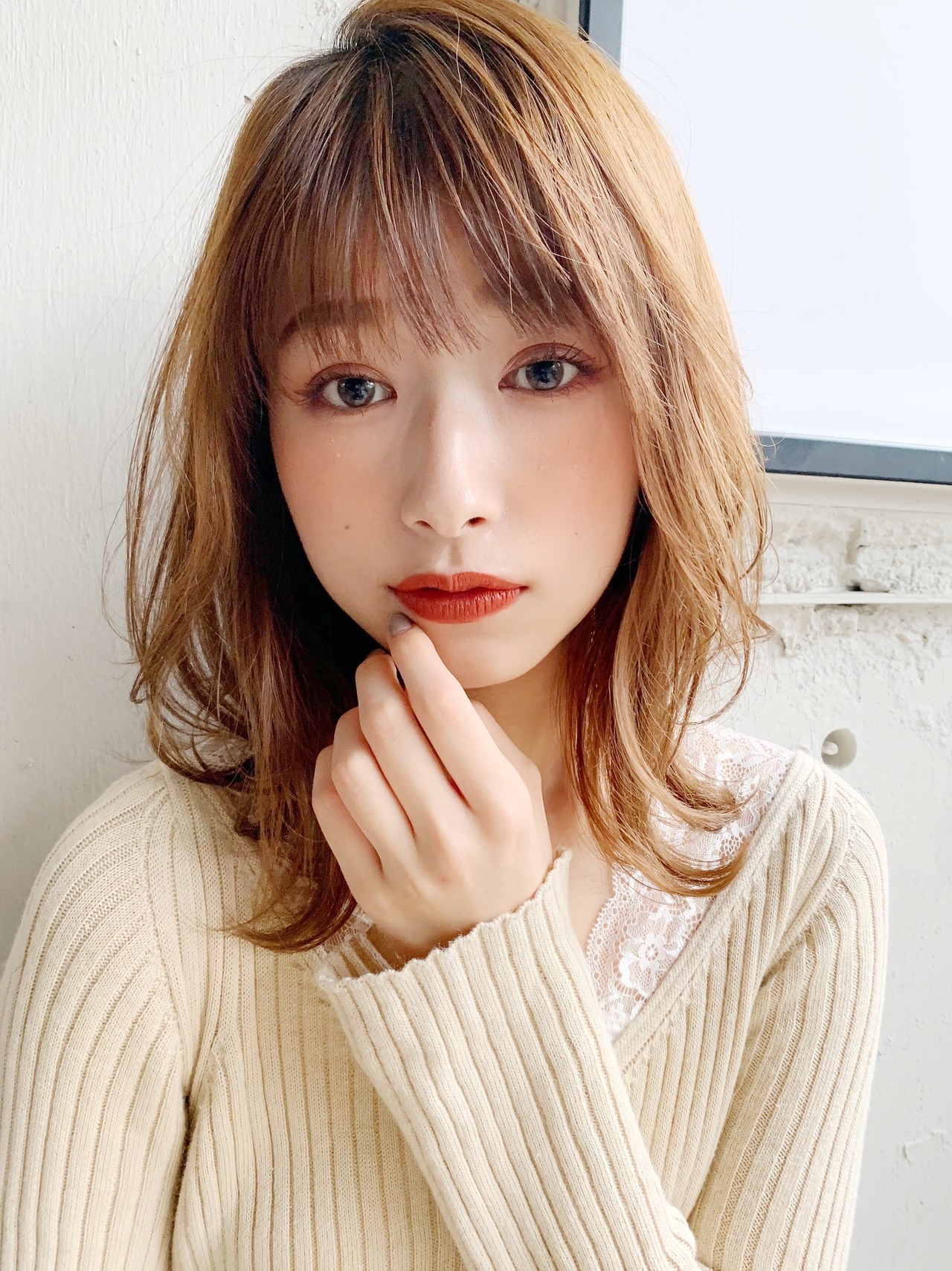 伸ばしかけミディアムを今っぽくする方法