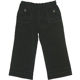 【波克貓哈日網】日系燈心絨七分褲◇Native Wit◇《黑色》 優雅帥氣