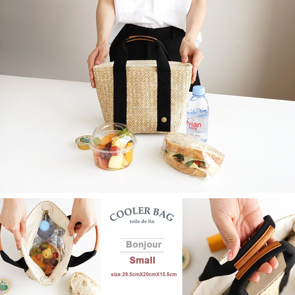 -韓國創意品牌商品 -使用方便,拉鍊式設計 -放置早午餐餐點便當盒 -時尚外型保溫保冷袋 -尺寸:200mmx200mmx150mm
