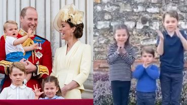 劍橋王子公主合體感謝醫護！英國皇室最可愛的三兄妹為醫療人員獻上暖心掌聲