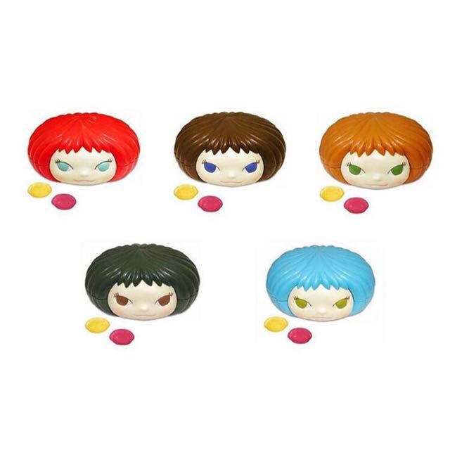 奈良美智 Yoshitomo Nara 糖果罐 糖果收納罐 Gummi Girl 五款一套 itn