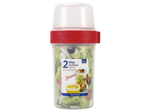 LOCK & LOCK 樂扣樂扣~2way元氣穀物樂活杯(760ml+310ml)【D210577】，還有更多的日韓美妝、海外保養品、零食都在小三美日，現在購買立即出貨給您。