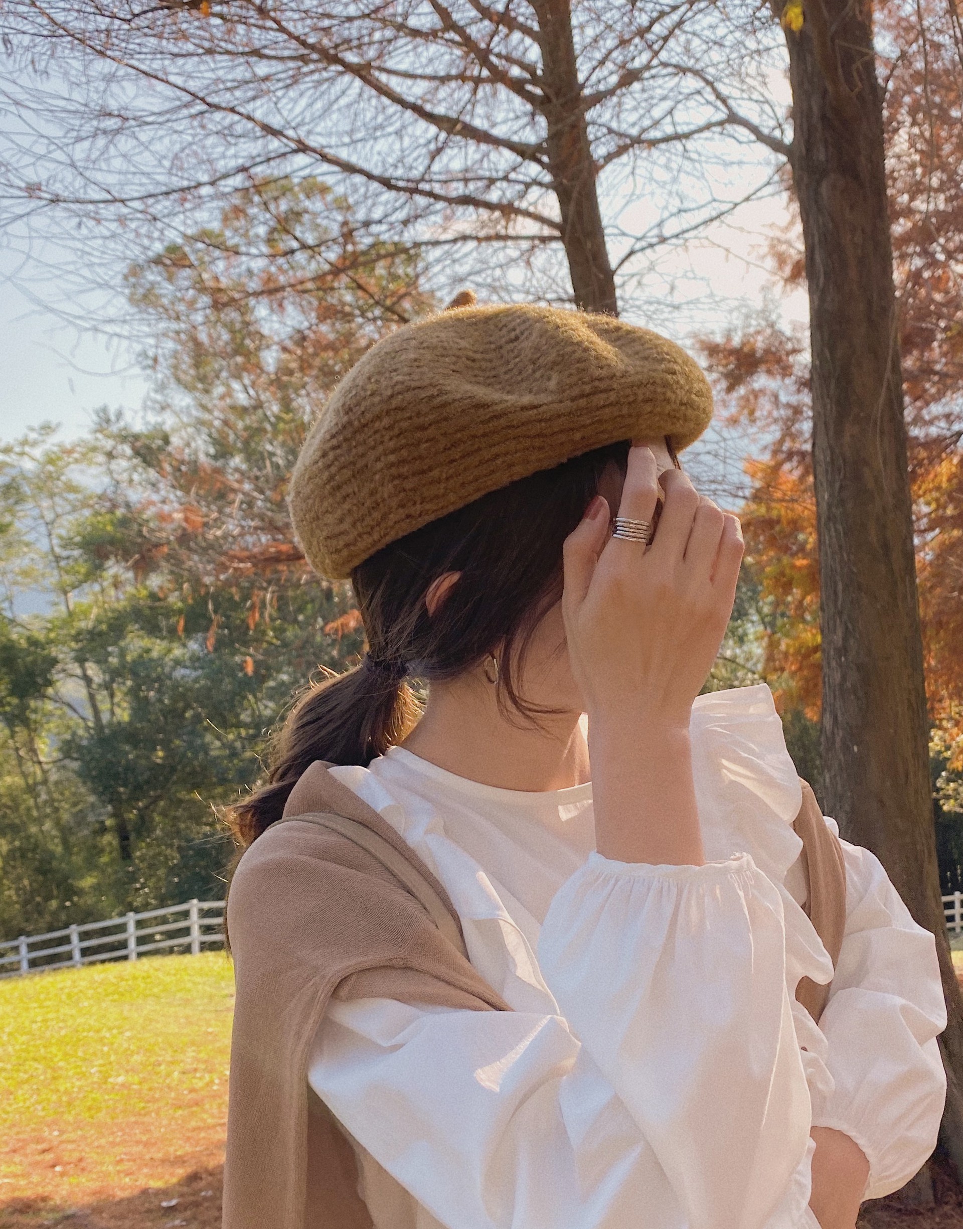 帽圍可調式/舒適厚呢面料