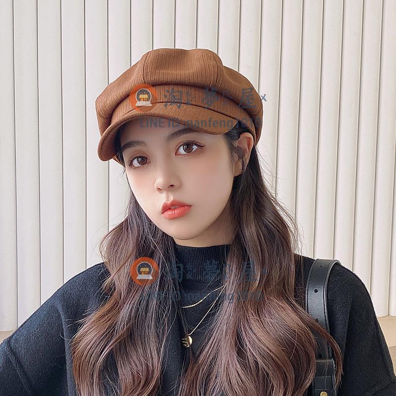蓓蕾帽春秋款八角帽復古文藝貝雷帽女 冬季韓版百搭報童畫家帽子【淘夢屋】