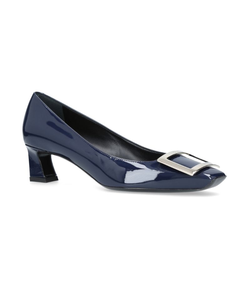 Roger Vivier Patent Decolleté Vivier Trompette Pumps 45