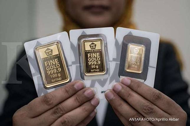  Harga emas 24  karat Antam hari ini naik Rp 7 000 Selasa 