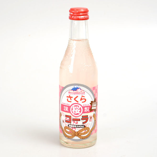 日本【木村】碳酸飲料櫻花可樂風味240ml(賞味期限:2019.08.29)