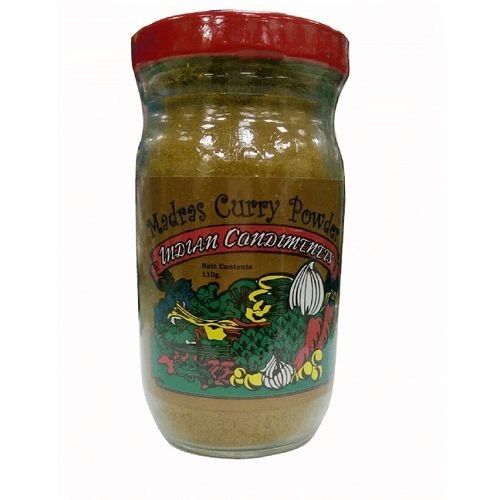 ◆ 印度咖哩粉以多種香料，調配出正宗印度風味之上等咖哩，香味濃郁帶些微辛辣刺激口感。 ◆ 現己普及全世界的各國菜餚中，無論何種烹飪方式食物種類，皆可使用，尤其印度、南洋等地的人最愛使用。 ◆ 使用於咖