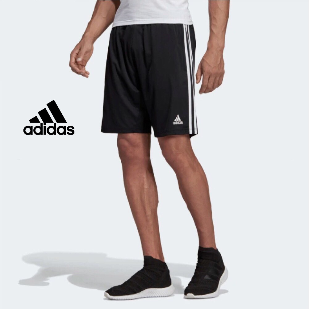 Adidas D95940 拉鍊款 三線愛迪達 經典基本款 運動褲 三線 透氣 短褲 全新正品