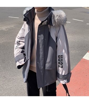 棉衣網絡圖男款男士棉衣男中長款棉衣加厚潮韓版外套棉衣男款