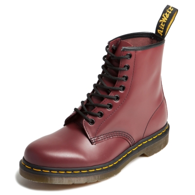 Dr.Martens-經典8孔馬汀靴-男款-櫻桃紅