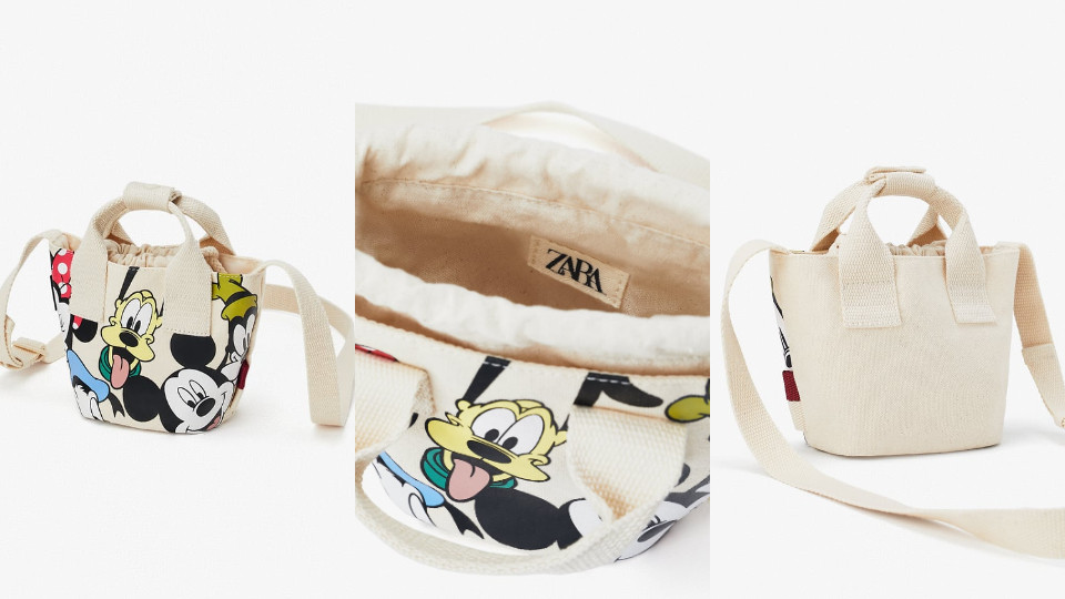 ZARA x DISNEY 推薦包款 01：迪士尼米老鼠腰包，售價：NT$ 890