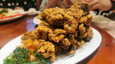 (天母美食/士林區美食)天母老字號台菜餐廳,興蓬萊台菜餐廳必點招牌排骨酥尺寸超大份量十足,天母聚餐地點,單點,多人合菜