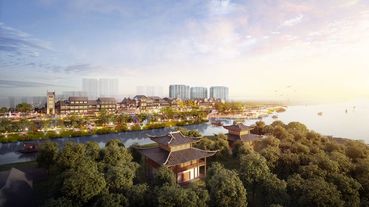 當自然生態融入城市風景中：湖南華僑城草橋風情文化街