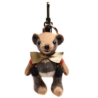 ★品牌標誌性 Thomas 泰迪熊墜飾★蝴蝶結細節裝飾搭後背包設計★採用可活動的手臂和雙腿設計★可當鑰匙圈或搭配包包收藏