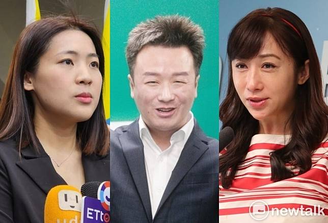 國民黨北市立委候選人徐巧芯、名嘴李正皓、民進黨北市立委候選人許淑華 圖：周煊惠、張良一 / 攝（資料照）