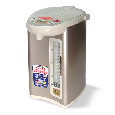 象印 微電腦4L四段保溫設定 電熱水瓶 CD-WBF40