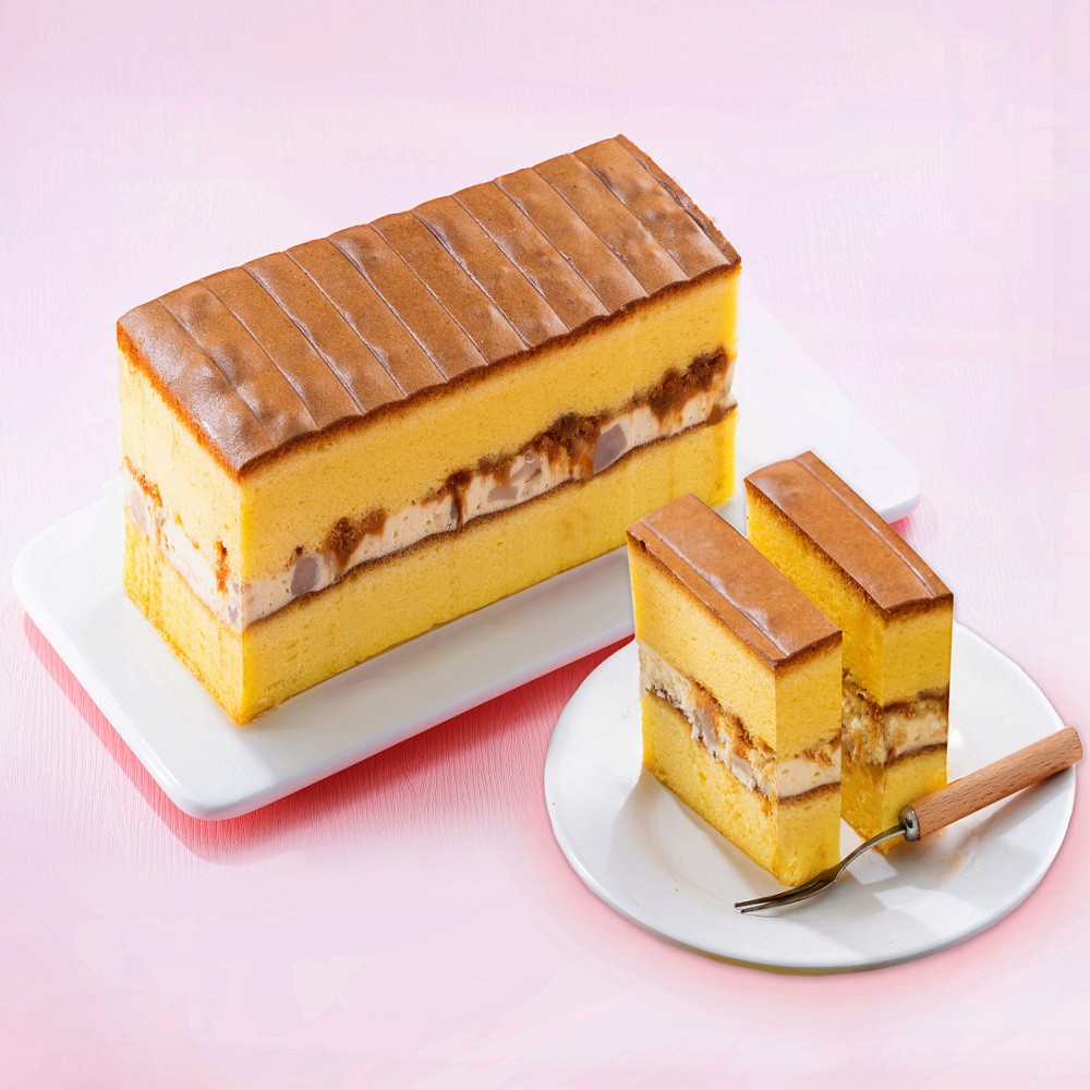 嚴選後豬腿肉鬆X大甲直送現磨綿密芋泥～CP值爆棚品名:【芋頭肉鬆蛋糕】成份：肉鬆、麵粉、蛋黃、芋頭、油、起司、糖規格:19x8x7( ±0.5cm)重量:350g( ±10%)產地：台灣營養標示：請參