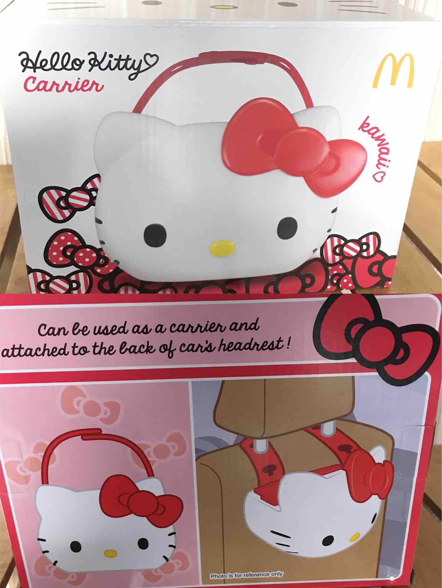 現貨泰國麥當勞限定兩用手提藍 Kitty