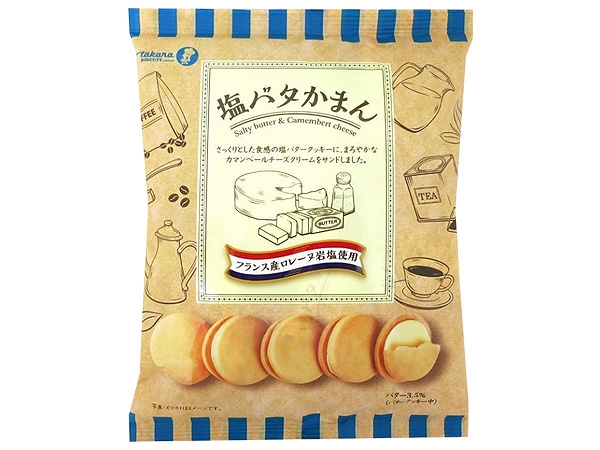 takara 寶製果~奶油鹽風味夾心餅(132g)【D050228】，還有更多的日韓美妝、海外保養品、零食都在小三美日，現在購買立即出貨給您。