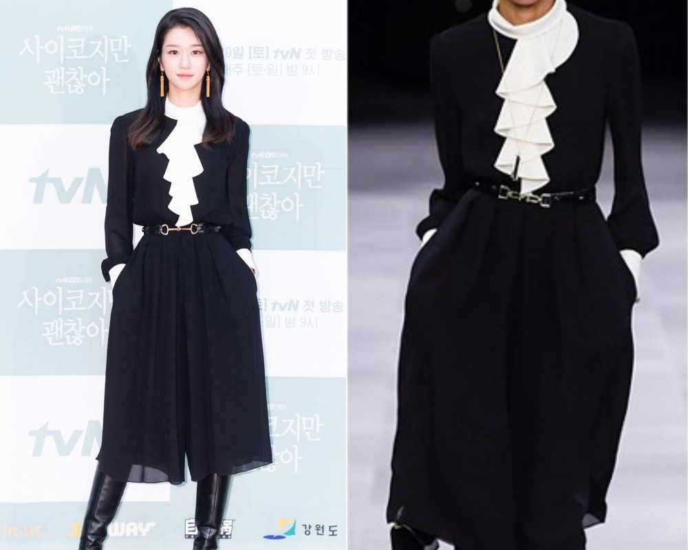 《雖然是精神病》徐睿知同款穿搭5 CELINE One Piece 褲裝，價格店洽