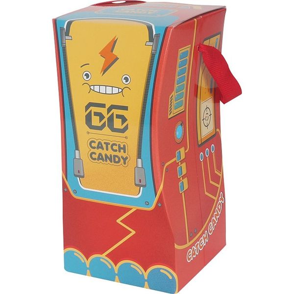 {抓糖果(紅)}一斤手提盒 糖果盒/新年禮盒/年軋糖/餅乾零食 (50個/組)