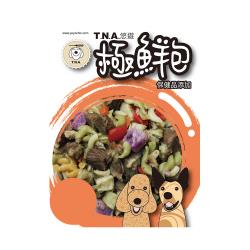 ◎天然保健品添加，業界第一|◎專業營養比例，最適合毛寶貝使用|◎完全無添加任何防腐劑等化學原料品牌:T.N.A悠遊種類:鮮食/餐包適用階段:全犬體型:全犬主成分:蔬菜,羊肉成分:新鮮羊肉、時蔬、天然保