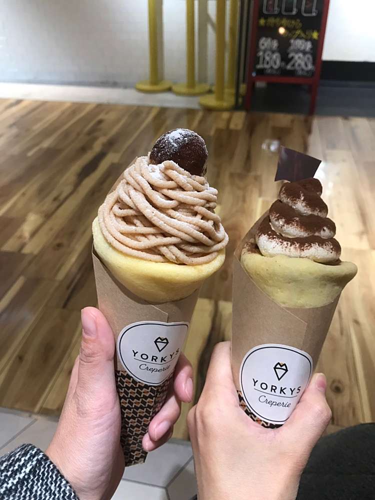 メニュー ヨーキーズ クレープリー 天王寺店 Yorkys Creperie てんのうじてん 悲田院町 天王寺駅 デザート ベーカリー By Line Conomi