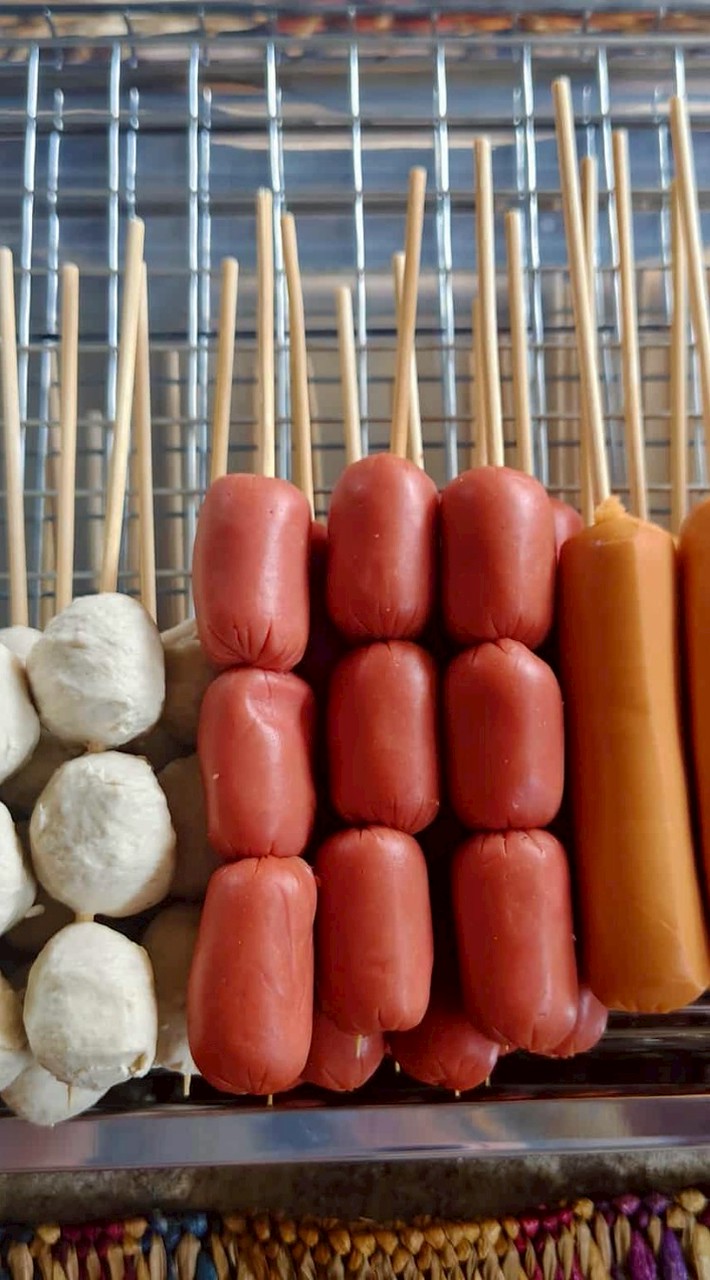 ลูกชิ้นทอด&ปิ้ง&ยำ ซากยายจีน🍡🍡