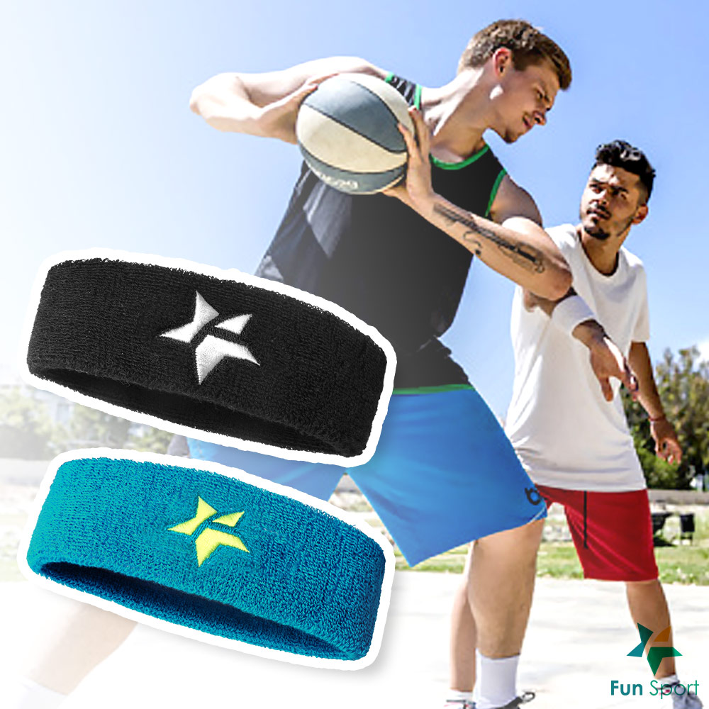 星星向榮 彈性運動頭帶-2入(髮帶/止汗帶/運動毛巾)Fun Sport