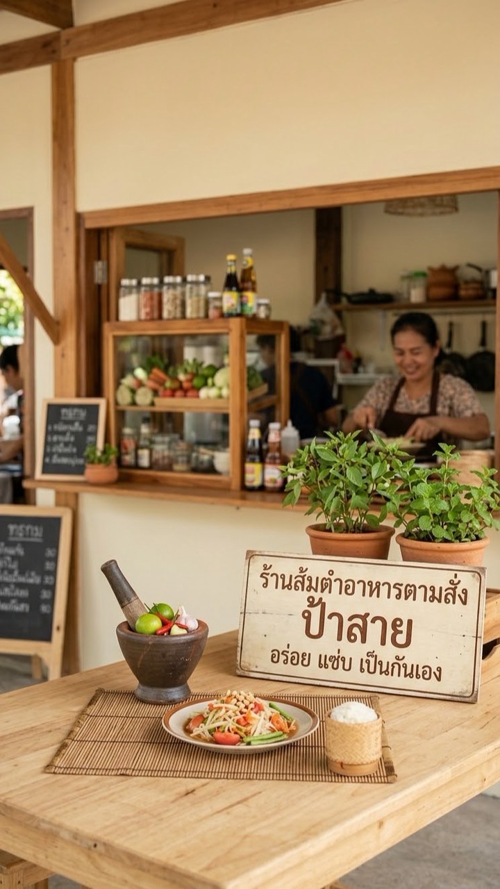 ส้มตําป้าสายหลังราชภัฏ