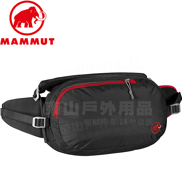 長毛象大空間徒步腰包8L高防潑水貴重隔層不擔心小雨網眼透氣不悶熱寬腰帶舒適背負