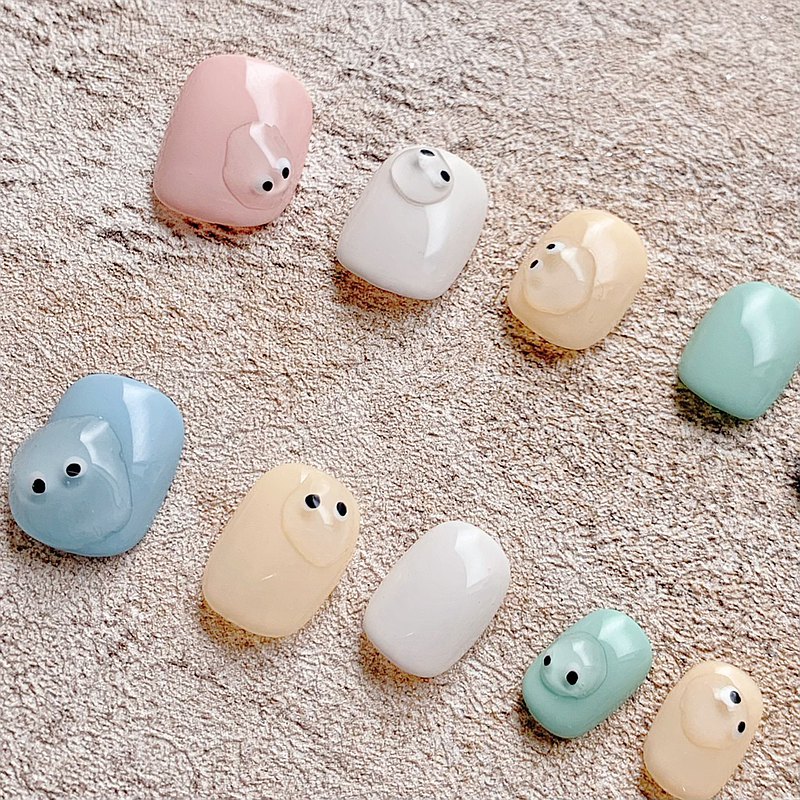 Light you up 果凍小怪物/穿戴甲/訂製美甲貼片NA 70