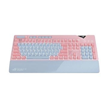 ASUS 華碩 ROG STRIX FLARE RGB機械式電競鍵盤/青軸(粉)