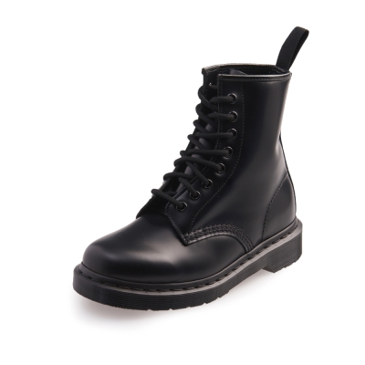 Dr.Martens-經典1460 MONO 8孔真皮馬汀靴-黑R14353001